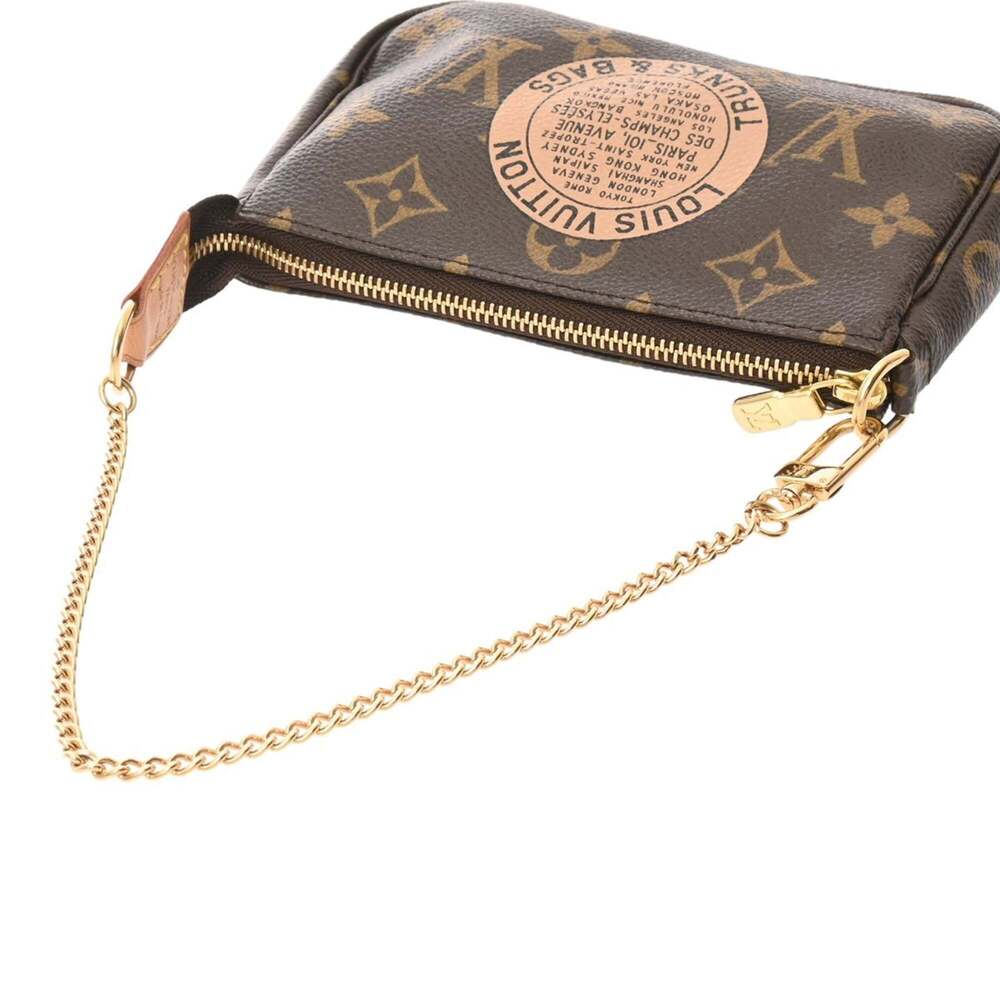 LOUIS VUITTON Authentic Brown Monogram Canvas Pochette Pouch - Picture 4 of 11
